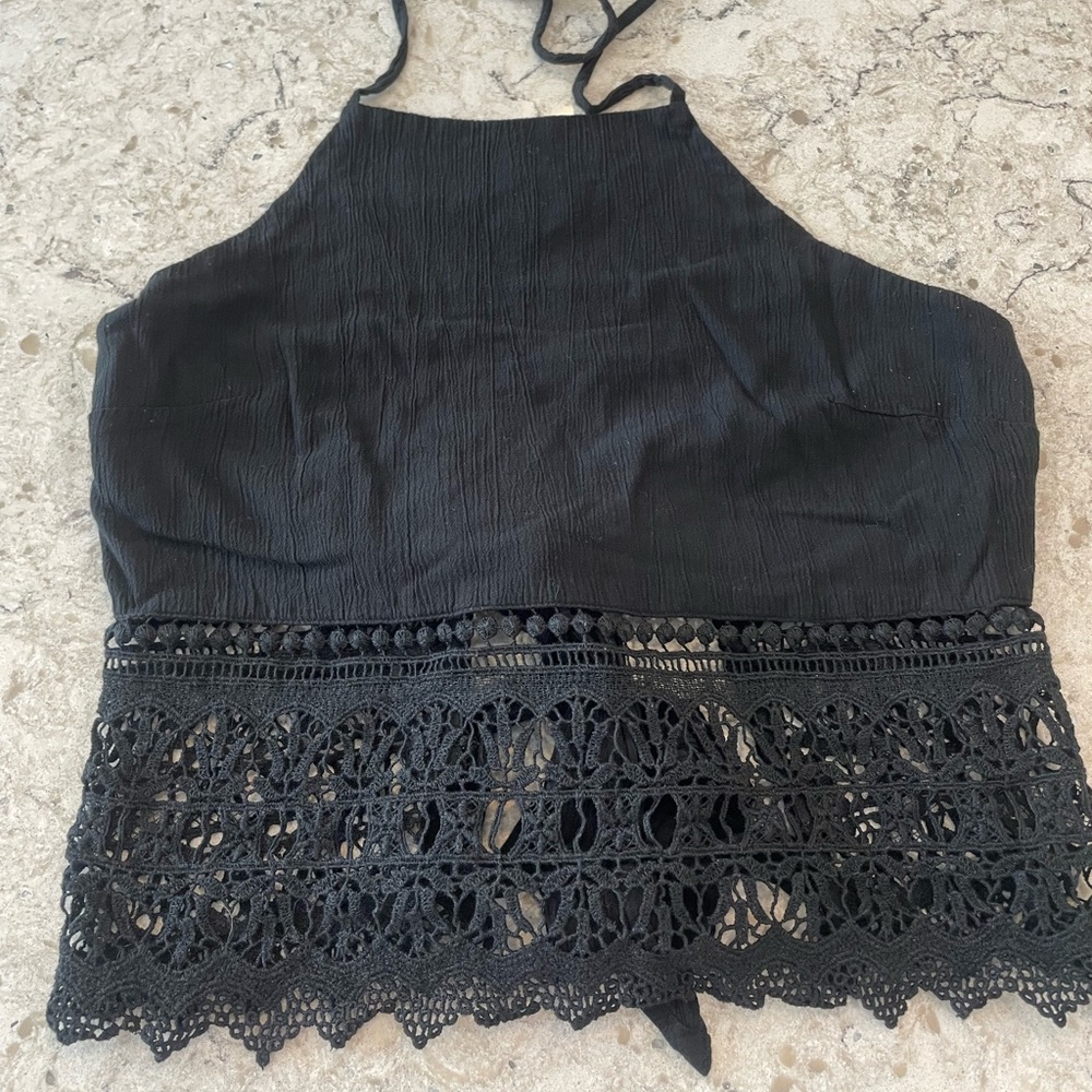 Tie tank top